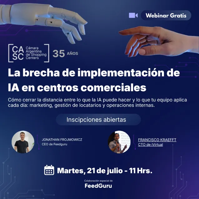 La brecha de implementación de IA en Centros Comerciales
